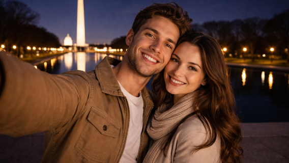 Small Group Max 12: Washington DC After Dark: Tour of Iconic Monuments and Landmarks