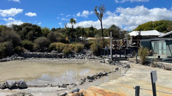 Experiência no Hell's Gate Spa & Reserva Geotérmica de Rotorua, Nova Zelândia: Trilha Termal/Banho de Lama Vulcânica/Termas de Enxofre/Artesanato Māori