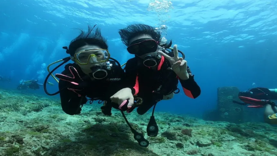 Selam Skuba Bear - Selam Skuba Pantai Pelancongan di Pulau Liuqiu