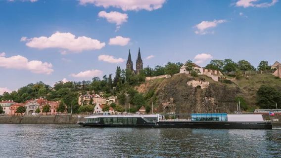 Prague cruise dinner (window seat + special buffet meal + scenic old town views along the river)