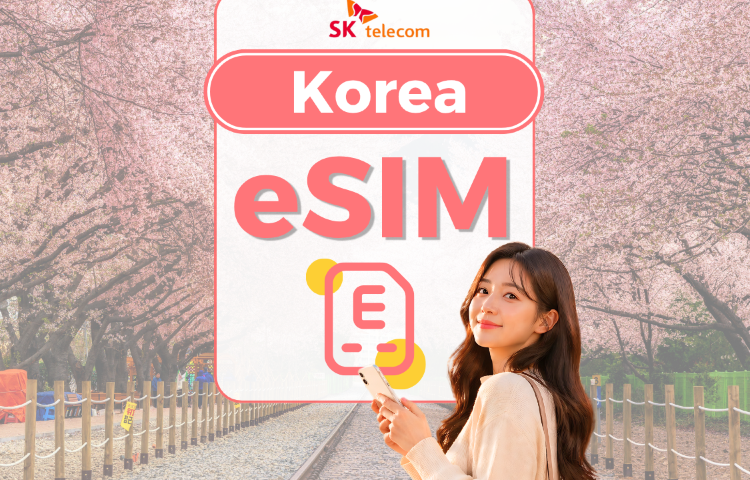 South Korea SKT eSIM | 5G or 4G 100GB Data | Voice & Texts | ChatGPT Full Access | QR code