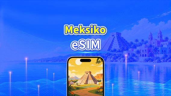 Meksiko 5G eSIM | Cakupan multi-jaringan | Paket Data Harian/Total | 1–30 Hari | Penagihan 24 Jam | Kode QR