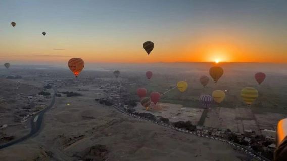Luxor Hot Air Balloon Ride - Soar Over the Valley of the Kings and Chase the Nile Sunrise with Hotel Transfers Included