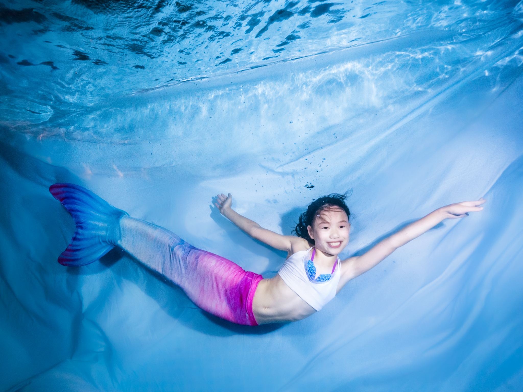 การดำน้ำแบบนางเงือก 3 วัน ที่โกตากีนาบาลู ประเทศมาเลเซีย [หลักสูตร SSI Mermaid Explorer สำหรับเด็ก - หลักสูตร 3 วัน]