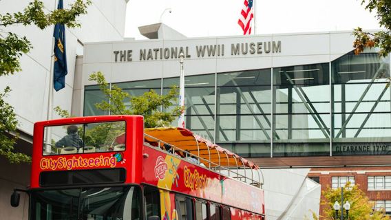 Tour panoramici della città di New Orleans: Biglietto per autobus hop-on hop-off valido 1 giorno