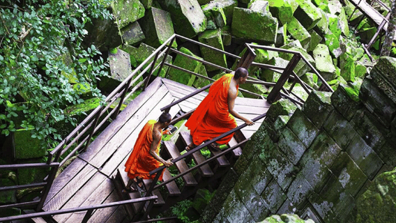 Siem Reap: Beng Mealea Tempel und Kampong Phluk Village