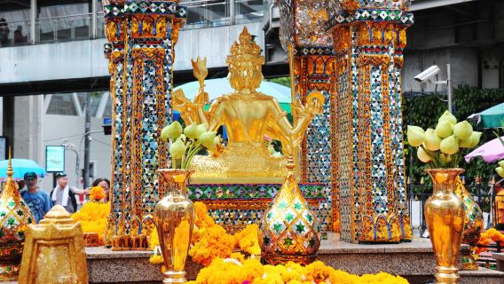 泰國曼谷鄭王廟+四面佛+唐人街+夜遊湄南河中文包車一日遊