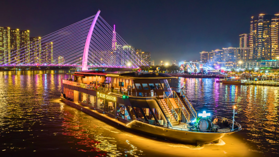 Crociera di lusso ICON a Saigon con opzioni: tramonto e cena