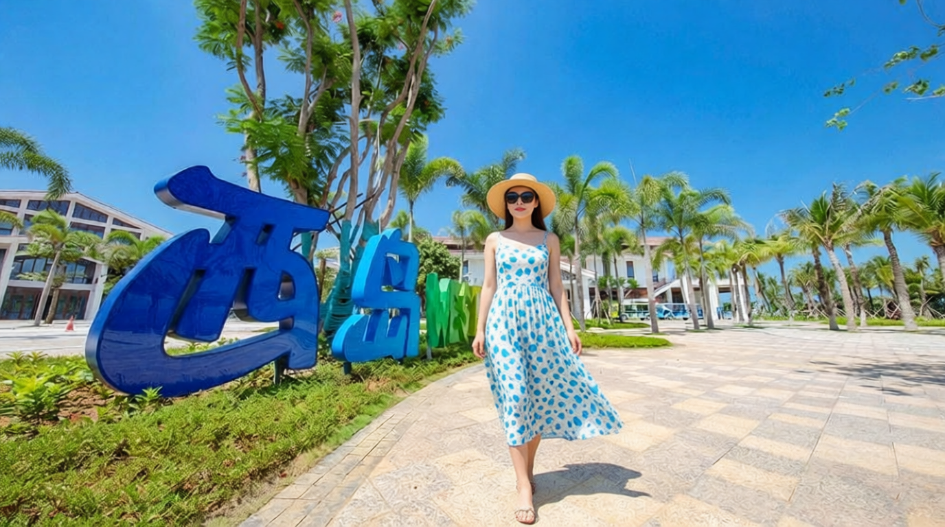 1-day private tour to Sanya West Island + Coconut Dream Corridor + Luhuitou Park including admission and boat tickets