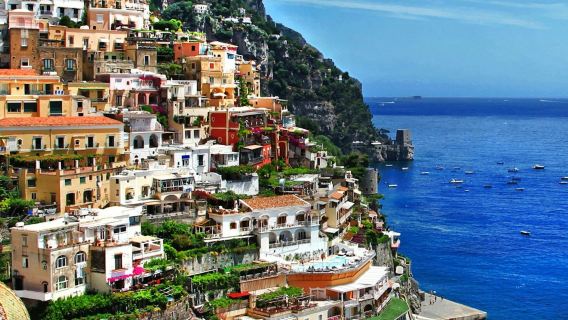Позитано и побережье Амальфи: экскурсионный тур на целый день на скоростном поезде из Рима