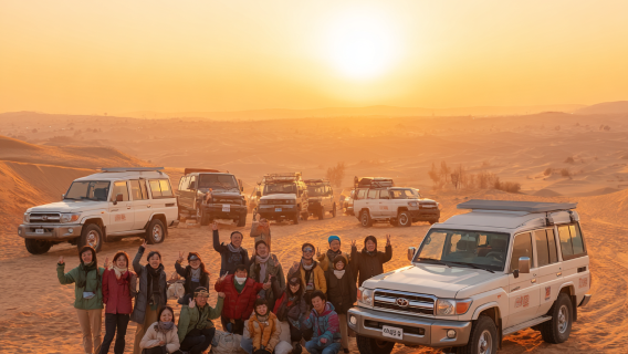 Dubai Desert Safari Camp [Dune Bashing] [Door-to-Door Pickup] [Dinner with Performances]