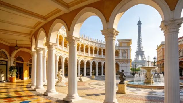 Tour di un giorno a Macau per piccoli gruppi di 20 persone: Grand Lisboa + Chiesa di San Francesco + The Venetian | Zuppa di spaghetti con pinna di squalo