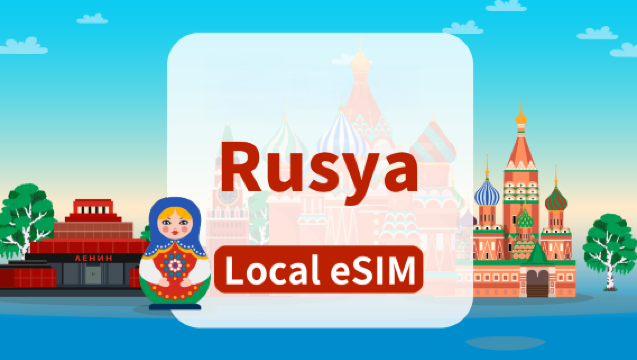 Rusya Beeline 4G eSIM | Toplam 10GB/20GB/40GB | Yüksek Hızlı Ağ | Arama, SMS ve yerel uygulamaları destekler | Güne göre faturalandırma | QR kod