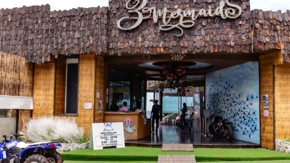Pattaya 3 mermaids restaurant | ocean view sunset | 3 mermaids | book & vouchers