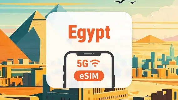 Egypt 5G eSIM | Triple Network • All AI & TikTok | 1–30 Days | QR Code