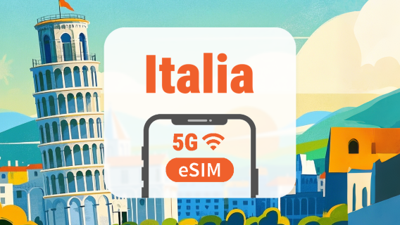 Italia 5G eSIM | Doppia Rete • AI & TikTok | 1–30 Giorni | Codice QR