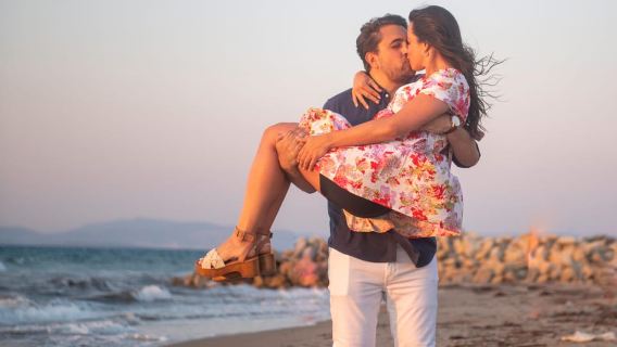 Sunset Photo shoot on the beach Kos island