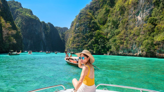 อ่าวนาง : ทัวร์ดำน้ำตื้นหมู่เกาะ 4 เกาะแบบพรีเมียมโดยเรือสปีดโบต