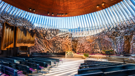 Berlepas dari Helsinki| Gereja Batu + Perpustakaan Pusat Oodi + Suomenlinna [Tidak termasuk tiket]