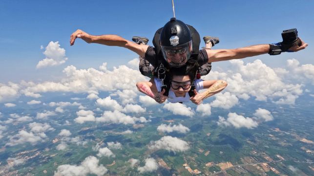 泰國芭堤雅Dropzone海景跳傘基地【含接送/高空跳傘/極限運動】