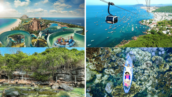 Lawatan Melompat Pulau-pulau Phu Quoc dengan Bot Laju & Lawatan SunWorld Hon Thom