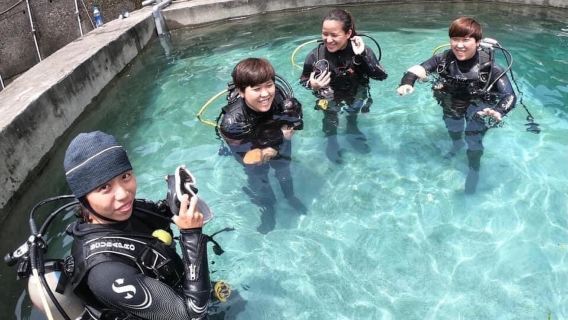 新北市・龍洞で体験ダイビング スキューバダイビング2時間【新北市|貢寮龍洞ダイビング体験|免許不要】