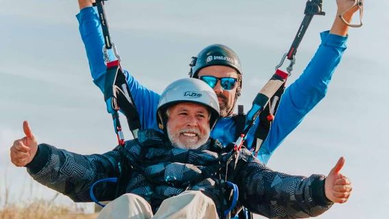 Nazare: Paragliding tandem flight