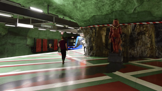 Chuyến tham quan tàu điện ngầm Stockholm