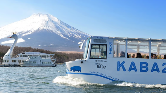 Pemindahan kumpulan kecil|lawatan sehari bas pelayaran KABA Gunung Fuji + Tasik Kawaguchi + lokasi popular untuk foto