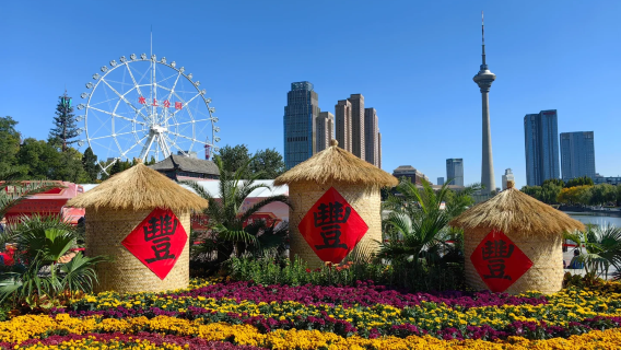 天津菊花展、賞紅葉+義大利洋樓群+小吃街一日