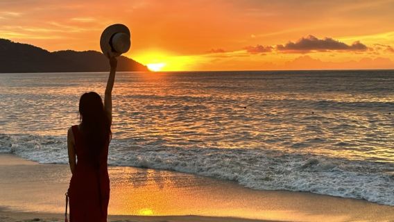 檳城熱帶水果園+榴槤山+蝴蝶園+巴都丁宜沙灘日落焰火秀一日遊