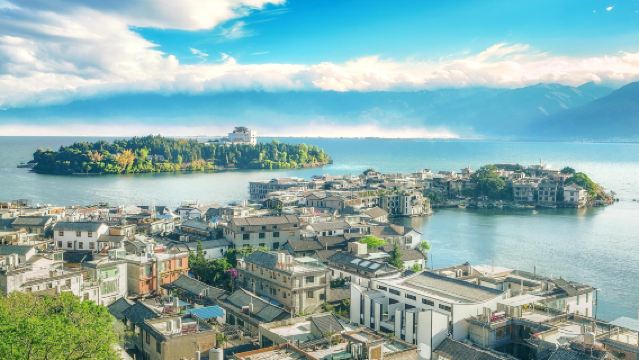Excursion d'une journée à Dali autour du lac Erhai en voiture privée : Profitez du charme enchanteur de Dali