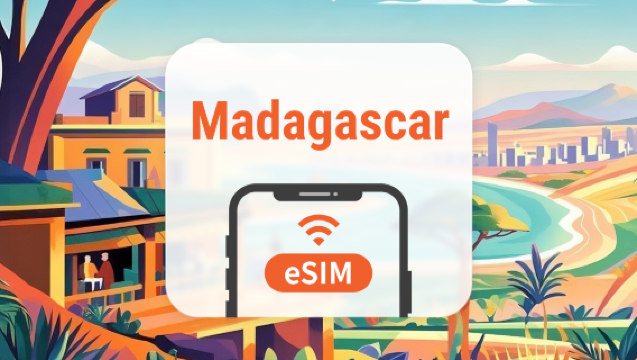 eSIM Madagascar | Hỗ trợ đầy đủ AI & TikTok | 1–30 ngày | Mã QR tức thì
