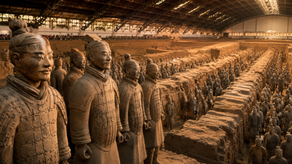 Tour rilassante di mezza giornata al Museo del Mausoleo dell'Imperatore Qin Shi Huang (Guerrieri di Terracotta) a Xi'an con visita guidata professionale in inglese