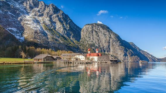 Munich pergi-balik: Tasik Königssee - Gereja St. Bartholomä - Berchtesgaden