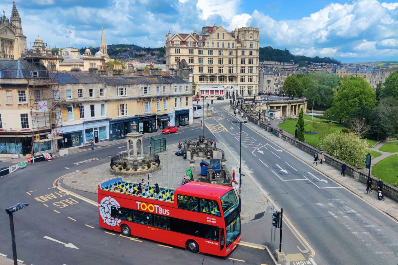 Bath Tootbus hop-on hop-off bus tour in the United Kingdom