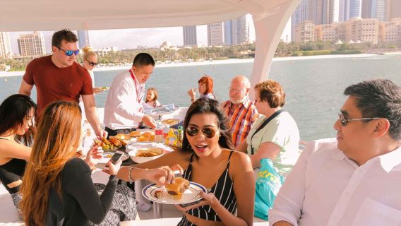 Dubai Sky Walker Sharing Yacht Tour with Live BBQ and Drinks