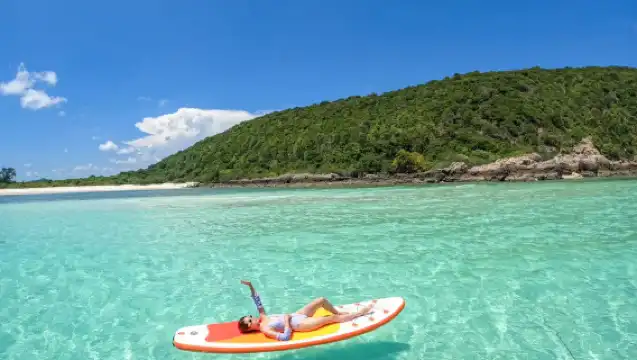 泰國芭達雅七珍佛山+閣沙邁珊島體驗潛水浮潛8小時【尼莫島浮潛拼團一日遊|曼谷/芭提雅酒店接送|中/英導遊】