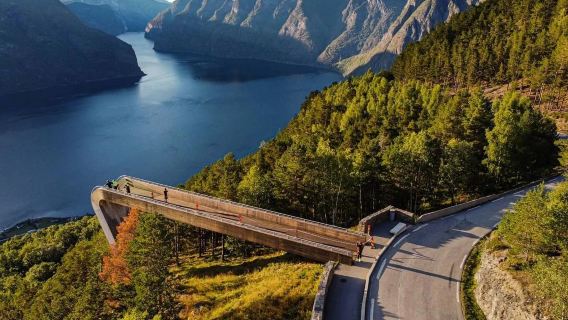 Norway + Sognefjord + Kereta Api Flåm + Bandar Voss + Aurlandsfjord