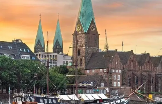 德國不萊梅中世紀城堡+羅蘭雕像-感受格林童話與歷史的交匯