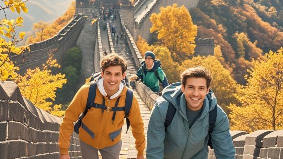 Mutianyu Great Wall English Guide (English/Spanish/Russian) [Includes Admission Ticket + Round-Trip Bus + Guide]