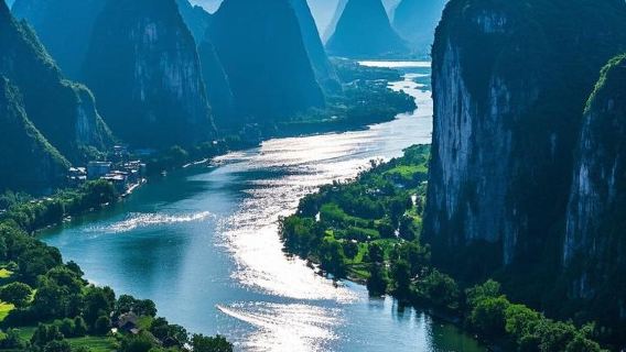 廣西桂林窩囊廢漂流漓江桂林貓兒山漿板漂流定制日遊