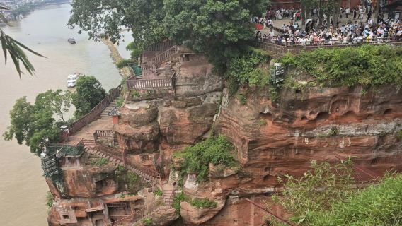 樂山大佛+眉山三蘇祠一日遊大佛登山或船遊一單一團三環內接送