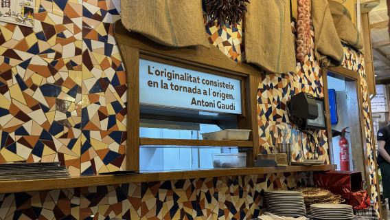 Tischreservierung im Restaurant El Glop Gaudí, ein beliebtes Restaurant in Barcelona, Spanien