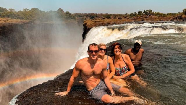 Devils pool High Tea Livingstone island