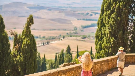 Toscana, Italia: tour di un giorno con specialità locali e andata e ritorno da Firenze