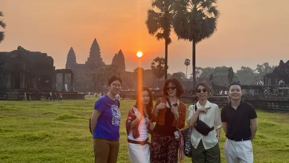 Classic Angkor Wat Sunrise Full Day Private or Small Group Tour by Trip from 15 USD