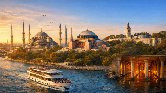 Istanbul Classic Day Tour: Hagia Sophia Grand Mosque|Dolmabahce Palace|Strait cruise