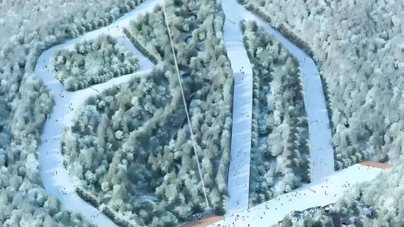 南昌出發 靖安滑雪一日遊滑雪接駁車 天天發團暢滑3小時