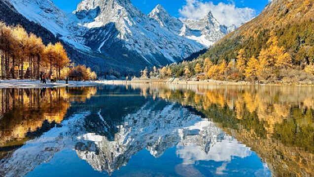 Chengdu Bipenggou + Ganbao Tibetan Village 1-day tour / Ample sightseeing time / Pure play / Optional morning pickup